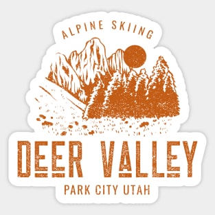 DEER VALLEY PARK CITY UTAH Sticker